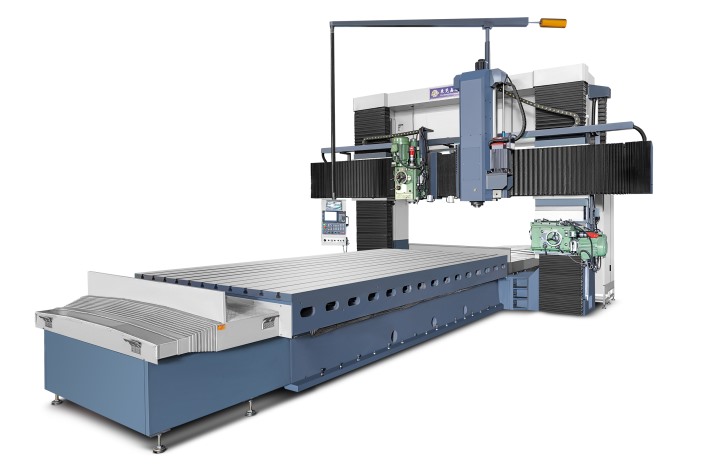 Simple CNC Moving Beam Gantry Milling Machine